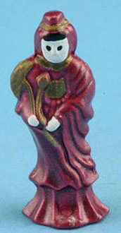 Dollhouse Miniature Queen Yen Statue Hand Painted